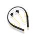 Earphone Bluetooth Pulse Rubber Arco Preto e Amarelo – PH240