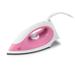 Ferro de Passar Roupa a Seco 127v-1200w Base Antiaderente, Seletor de Temperatura e Luz Piloto Led Branco/Rosa Multilaser - HO016