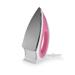 Ferro de Passar Roupa a Seco 127v-1200w Base Antiaderente, Seletor de Temperatura e Luz Piloto Led Branco/Rosa Multilaser - HO016