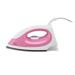 Ferro de Passar Roupa a Seco 127v-1200w Base Antiaderente, Seletor de Temperatura e Luz Piloto Led Branco/Rosa Multilaser - HO016
