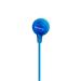 Fone de Ouvido Estéreo Intra-auricular com Microfone Azul Sony - MDREX15APLIZUC