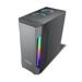 Gabinete Gamer Mohawk RGB Preto/Prata Warrior - GA215