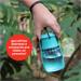 Garrafa Portátil Dobrável Pet Foldable Water To Go 350 ml Com Filtro De Carvão Ativado Cinza - Fisher Price - PP261