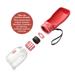 Garrafa Portátil Dobrável Pet Foldable Water To Go 350ml com Filtro de Carvão Ativado Vermelha Fisher Price - PP258