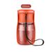 Garrafa Portátil Dobrável Pet Foldable Water To Go 350ml com Filtro de Carvão Ativado Vermelha Fisher Price - PP258