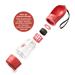 Garrafa Portátil Pet com Porta-Comida Water And Food To Go 258/200ml com Filtro de Carvão Ativado Vermelha - Fisher Price - PP259