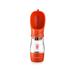 Garrafa Portátil Pet com Porta-Comida Water And Food To Go 258/200ml com Filtro de Carvão Ativado Vermelha - Fisher Price - PP259