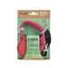 Guia Retrátil Mimo Conceito Runner Emborrachada Fita 4m até 12kgs Tam. P Rosa Mimo - PP033