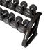 Kit 10 Dumbells Emborrachado Deluxe 12 A 30 Kg (Total 420 Kg ) Wellness - WK088