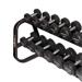 Kit 10 Dumbells Emborrachado Deluxe 12 A 30 Kg (Total 420 Kg ) Wellness - WK088
