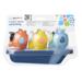 Kit Bubbles Crib Mates - 3 Brinquedos que Esguicham Água + Barco +4m Multikids Baby - BB1162