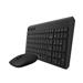 Kit Rapoo Teclado e Mouse sem Fio 2.4 ghz Black 5 Anos de Garantia Pilha Inclusa 8050T - RA003
