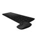 Kit Rapoo Teclado e Mouse sem Fio 2.4 ghz Black 5 Anos de Garantia Pilha Inclusa 8050T - RA003