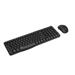 Kit Rapoo Teclado e Mouse Sem Fio 2.4 ghz Preto - X1800S - RA001