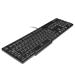 Kit Teclado e Mouse com fio Conexão PS2 Cabo de 130cm 1200dpi Resistente a Água Preto - TC303