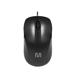 Kit Teclado e Mouse com fio Conexão PS2 Cabo de 130cm 1200dpi Resistente a Água Preto - TC303