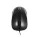 Kit Teclado e Mouse com fio Conexão PS2 Cabo de 130cm 1200dpi Resistente a Água Preto - TC303
