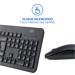 Kit Teclado e Mouse Sem Fio Multi (Multilaser) Recarregável Com Bateria 200mAh - TC250