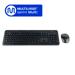 Kit Teclado e Mouse Sem Fio Multi (Multilaser) Recarregável Com Bateria 200mAh - TC250