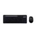 Kit Teclado e Mouse Sem Fio Slot Multimídia Conexão Usb 1000dpi Slot P/ tablet 10&#34; Preto - TC280