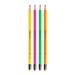 Lápis Grafite HB Neon Sextavado Resina com Borracha 4 Cores c/72 Unidades Keep - EI150
