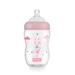Mamadeira First Moments Rosa Algodão Doce 330ml +4 meses Fisher Price - BB1028