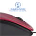 Mouse Com Fio MF400 Clique Silencioso Conexão USB 1200dpi Cabo de 180cm 3 Botões Vermelho Multilaser - MO390