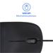 Mouse Com Fio Mid 1200dpi Conexão Usb 3 Botões Textura Fosca Preto Multi (Multilaser) - MO255