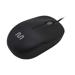 Mouse Com Fio Mid 1200dpi Conexão Usb 3 Botões Textura Fosca Preto Multi (Multilaser) - MO255