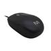 Mouse Com Fio Mid 1200dpi Conexão Usb 3 Botões Textura Fosca Preto Multi (Multilaser) - MO255