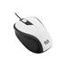 Mouse Com Fio Wave Conexão Usb 1200dpi Cabo de 130cm 3 Botões Textura Emborrachada Branco - MO224