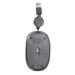 Mouse Com Fio Wave USB 1200dpi 3 Botões Textura Emborrachada Retrátil Multi (Multilaser) - MO231