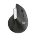 Mouse Sem Fio Ergonomico Vertical Clique Silencioso 1600dpi Preto Multi (Multilaser) - MO384