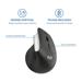 Mouse Sem Fio Ergonomico Vertical Clique Silencioso 1600dpi Preto Multi (Multilaser) - MO384