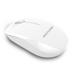 Mouse Sem Fio Slide Conexão USB1200dpi 3 Botões c/ Pilha Inclusa Branco - MO310