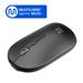 Mouse Sem Fio Slim Bluetooth e USB 1600dpi 4 Botões + Pilha Inclusa Preto Multi (Multilaser) - MO331