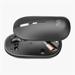 Mouse Sem Fio Slim Bluetooth e USB 1600dpi 4 Botões + Pilha Inclusa Preto Multi (Multilaser) - MO331