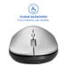 Mouse Sem Fio Slim Profissional Clique Silencioso Bluetooth 1600DPI Cinza Multi – MO332
