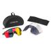 Óculos Atrio Sprinter Lite Kit 3 Lentes Black Red - BI235