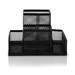Organizador de Mesa Aramado 4 Compartimentos Preto Keep - EI138