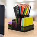 Organizador de Mesa Aramado 4 Compartimentos Preto Keep - EI138