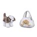 Pelúcia Cutie Handbags Beagle Prata Multikids - BR1714