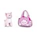 Pelúcia Cutie Handbags Gato Rosa Multikids - BR1715