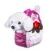 Pelúcia Cutie Handbags Poodle Rosa Multikids - BR1716