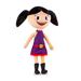 Pelúcia Luna com Som 45cm O Show da Luna Multikids - BR1639
