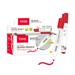 Pincel Marcador de Quadro Branco Recarregável Tinta Vermelho Caixa c/ 12 Unidades Keep - MR037
