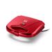 Sanduicheira e Minigrill Chapa Antiaderente Dupla Ondulada 127v-750w Vermelha Multi - CE148