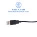 Teclado Com Fio Multimídia Cabo de 180cm Teclas Redondas USB Preto Multi (Multilaser) - TC294
