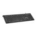 Teclado Com Fio Comfort Multimídia Cabo de 150cm Teclas Chocolate Conexão Usb Preto - TC277