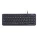 Teclado Com Fio Compact Multimídia Cabo de 130cm Teclas Redondas USB Preto Multi (Multilaser) - TC234